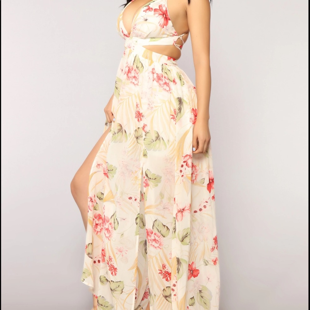 Fashion Nova Ivory Lanai Maxi Dress - Picture 3 of 7